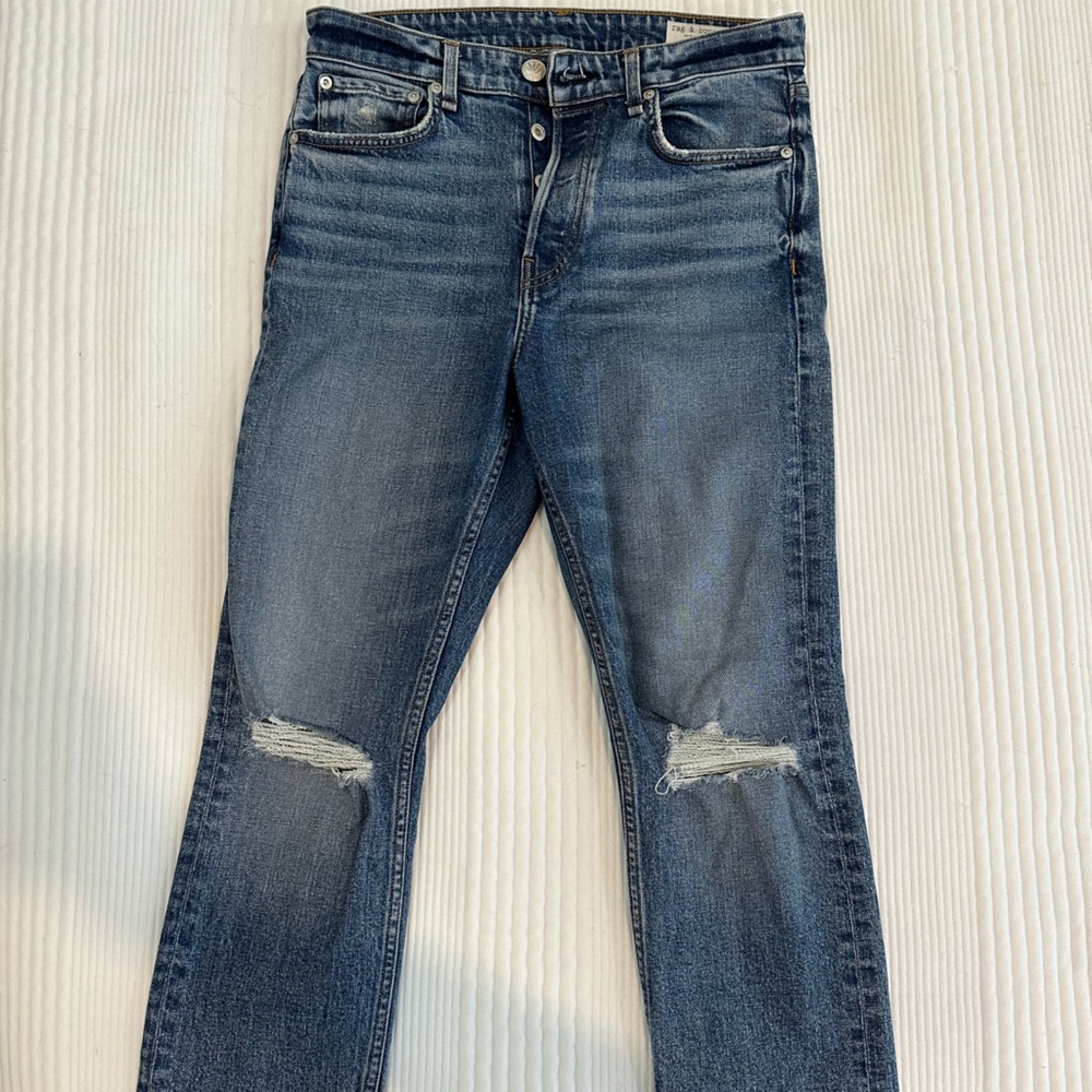 rag and bone Straight Leg Jeans